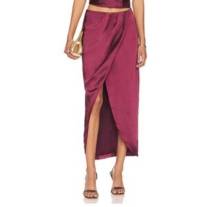 REVOLVE Tularosa Satin Olivia Skirt Size Small